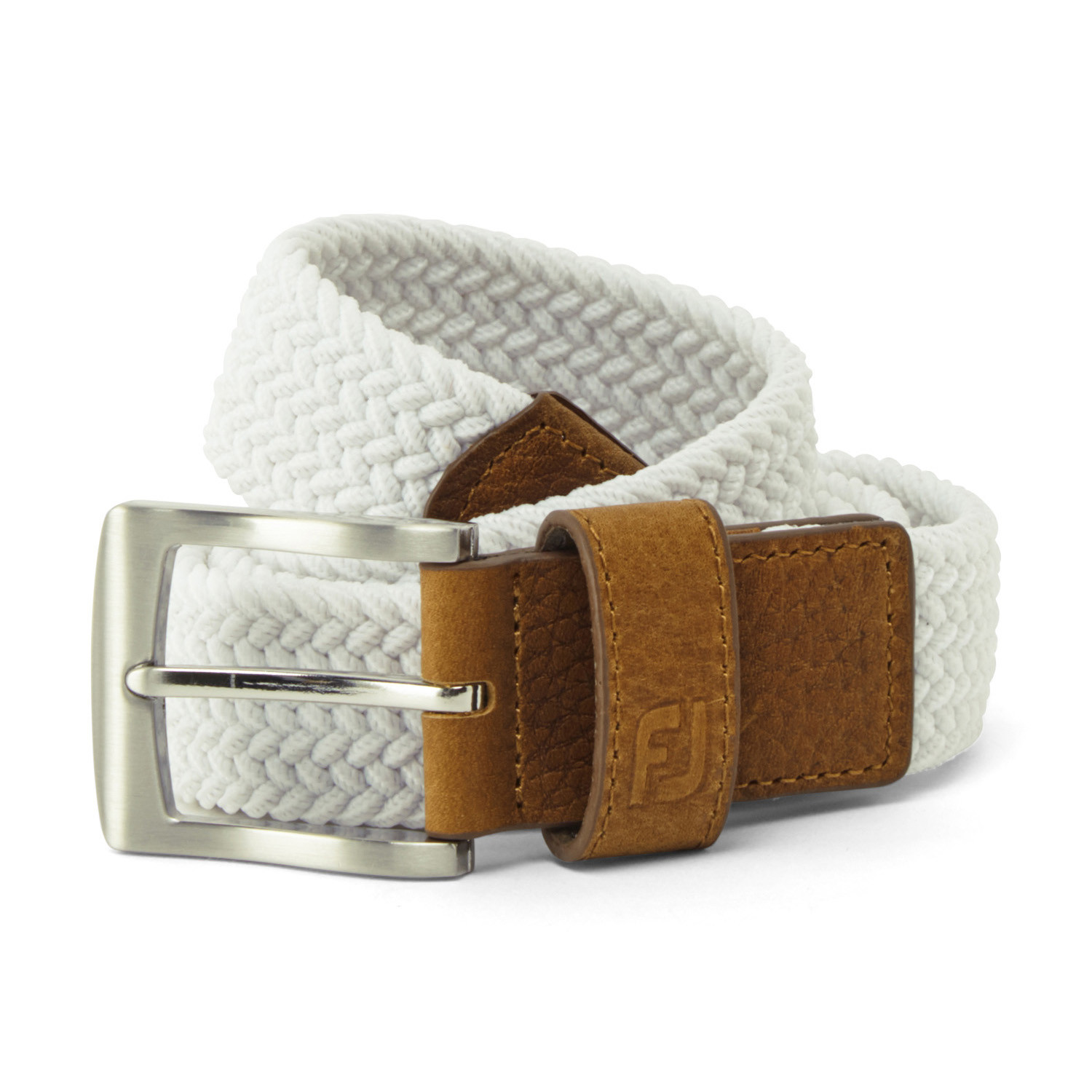 Footjoy Braided Belt White Gürtel Digitalgolf