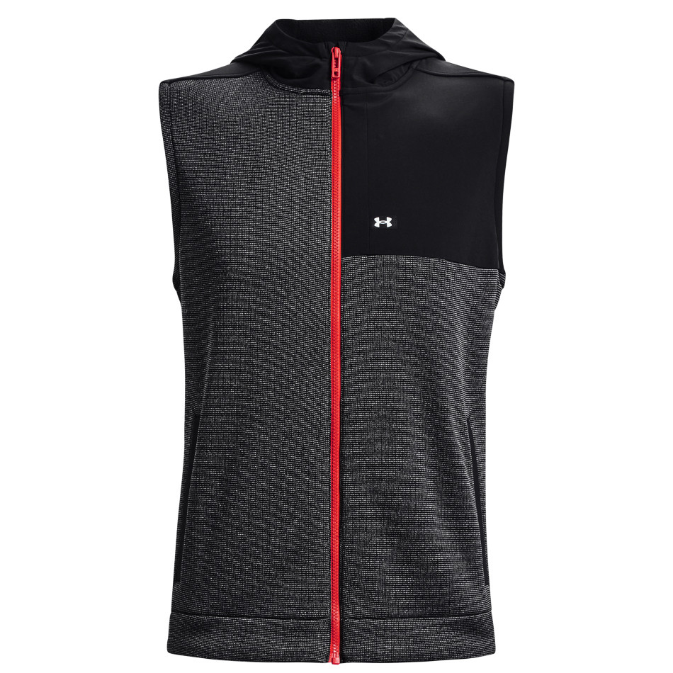Under Armour Storm SweaterFleece Vest Black Radio Red Vesten DIGITALGOLF