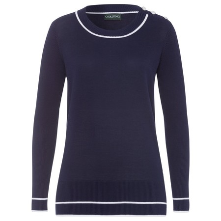 Golfino Pima cotton round neck pullover