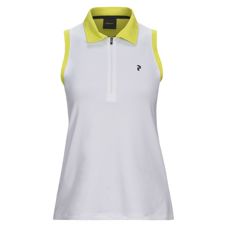 Peak Performance Women's Zip Sleeve-Less Golf Piqué