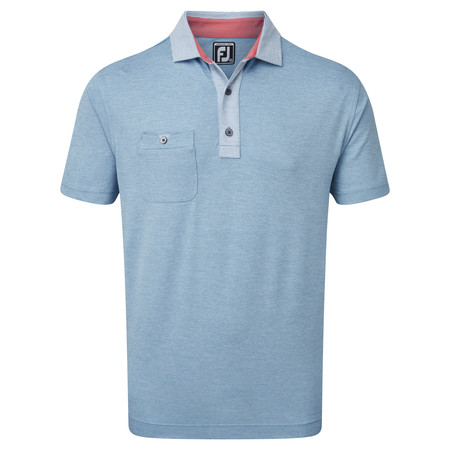 FootJoy Heather Pique with Prinstripe Trim