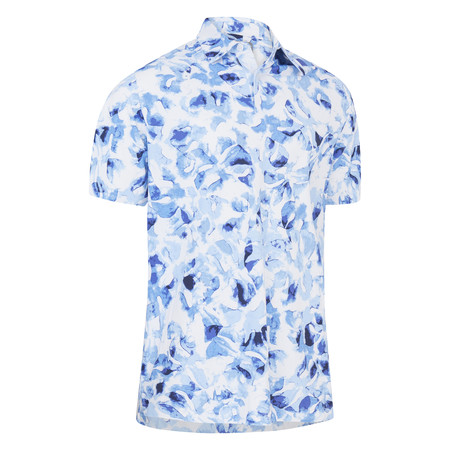 Callaway Tye Dye Leaf Print Polo