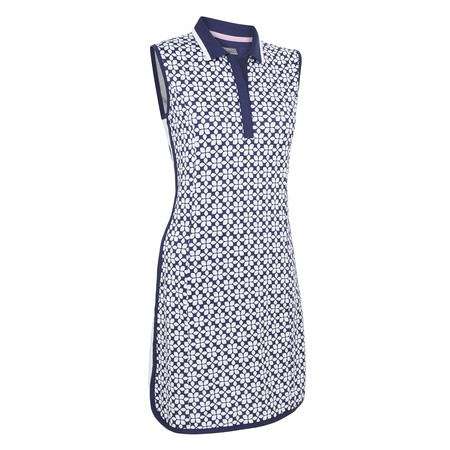 Callaway Geo Printed Shirt Tail Dress