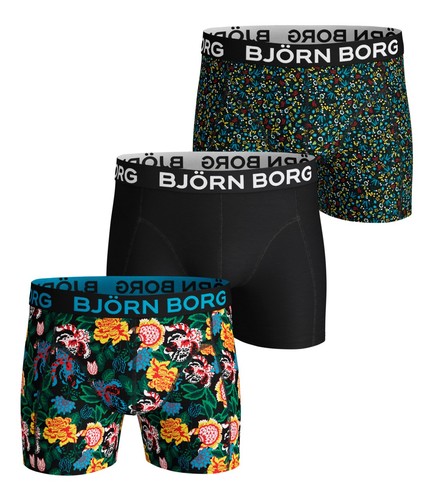 Bjorn Borg Shorts BB Strong Flower & BB Tiny Flower 3p
