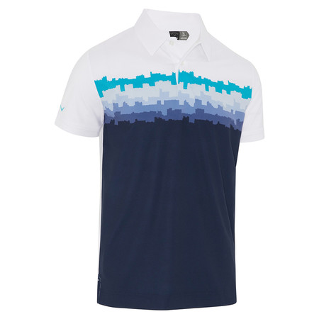 Callaway Skyline Block Print Polo