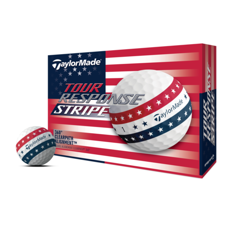 TaylorMade Limited Edition Tour Response Stripe Golf Balls USA