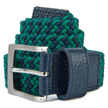 Footjoy Striped Braided Belt